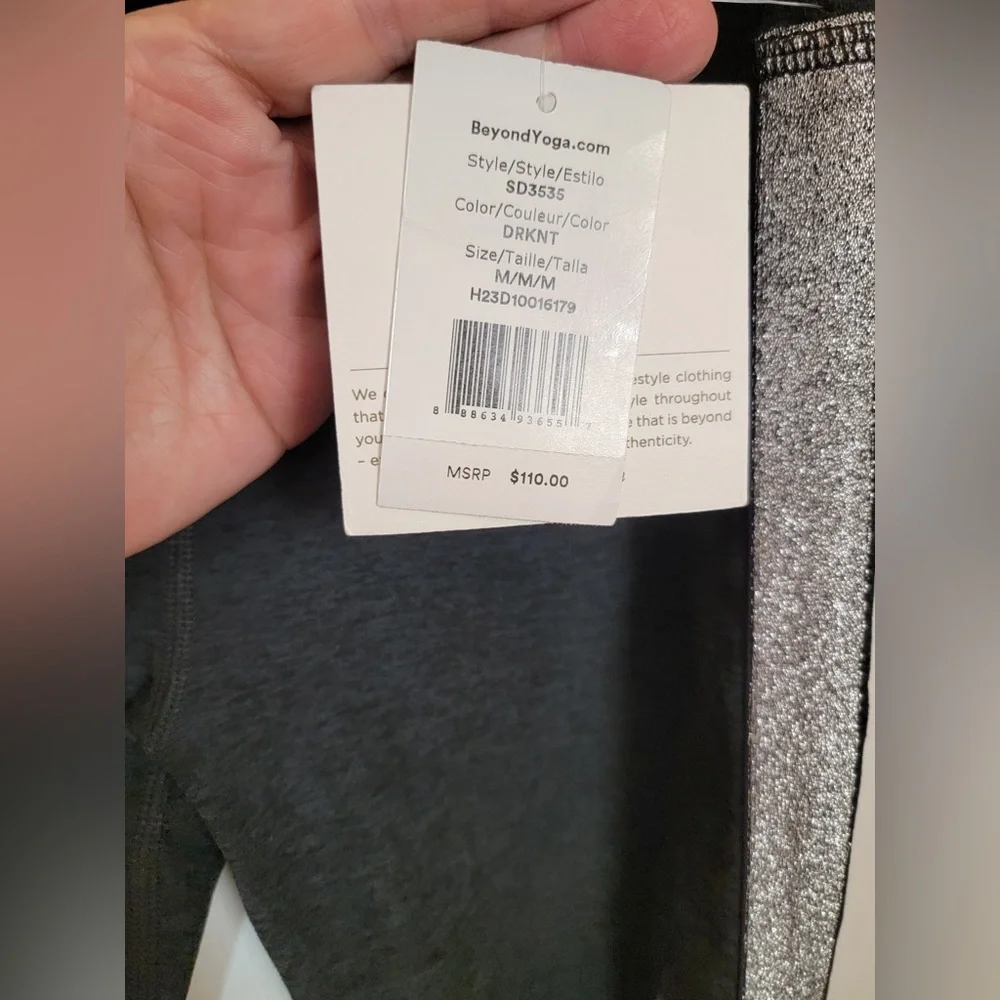 Beyond Yoga•Spacedye ‘Shine On’ High Waisted Midi Legging Side Stripe•NWT•Medium - Picture 12 of 15